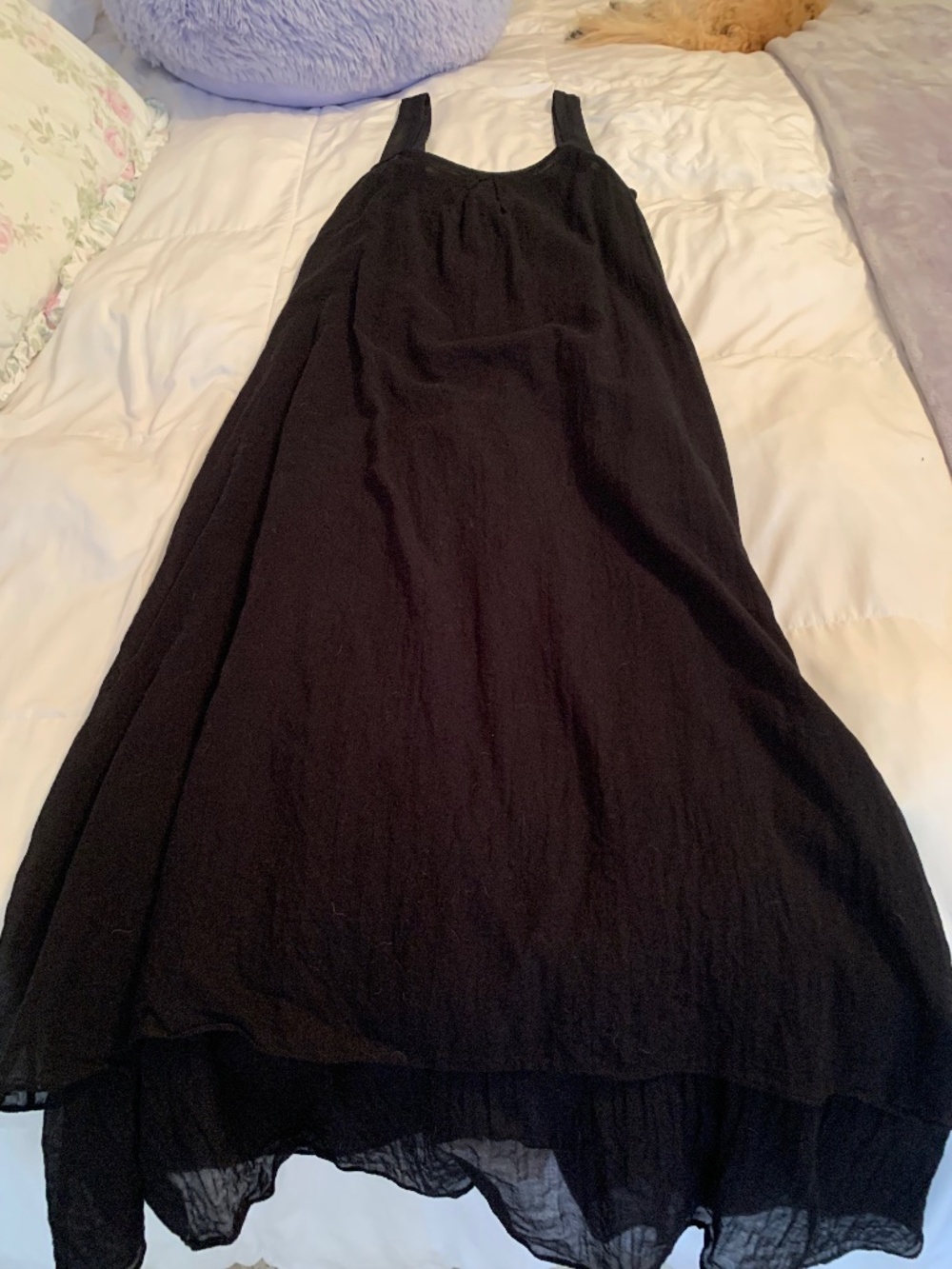 Theory lovely Size M black flowing sleeveless dress